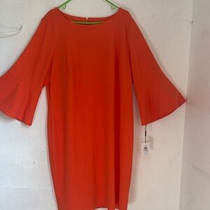 Calvin Klein Orange Dress size 22W Pre-owned